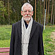 Шарф мужской, женский "Две дороги" (меринос с хлопком). Шарфы. IRINA GRUDKINA Handmade Knitwear. Ярмарка Мастеров.  Фото №5