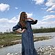 Платье из конопли с хлопком. Платья. Laotty. Одежда в свободном крое.. Интернет-магазин Ярмарка Мастеров.  Фото №2