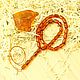 Rosary of natural amber 33 beads-barrel 40 cm cognac (8h12mm). Rosary bracelet. Амбер Бутик янтарь украшения. Online shopping on My Livemaster.  Фото №2