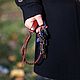 Ключница плетеная из натуральной кожи, Брелок, Волгоград,  Фото №1