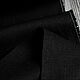 Ткань льняная костюмно-плательная черный цвет. Ткани. БЕЛОРУССКИЙ ЛЁН. Интернет-магазин Ярмарка Мастеров.  Фото №2