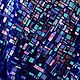 Embroidery on a grid with sequins. ULTRAMARINE, Fabric, Kurganinsk,  Фото №1
