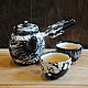 Tea set 'Silence'. Teapots & Kettles. author's ceramics. Online shopping on My Livemaster.  Фото №2