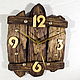 Часы настенные.Текстурированный деревянный циферблат, Часы классические, Тольятти,  Фото №1
