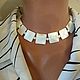 Beads Classic mother-of-Pearl natural (with Vintage), Necklace, Moscow,  Фото №1