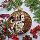 Christmas tree toy 'Based on Klimt's Expectation', Christmas decorations, Novosibirsk,  Фото №1