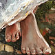 Order Barefoot, painting with a girl, oil on canvas. myfoxyart (MyFoxyArt). Livemaster. . Pictures Фото №3