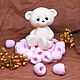 Handmade soap: ' Bruno the bear on raspberries'. Soap. Nina Rogacheva 'North toy'. Online shopping on My Livemaster.  Фото №2