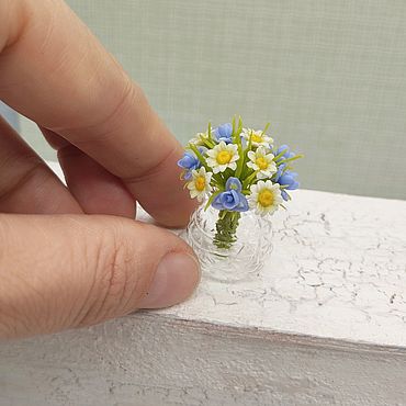 Куклы и игрушки ручной работы. Ярмарка Мастеров - ручная работа Миниатюра 1:12 Букет. Handmade.