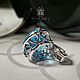 Кулон с топазом "Сердце в ажуре". Кулон. SCARABEY jewelry. Интернет-магазин Ярмарка Мастеров.  Фото №2