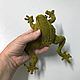 Лягушка болотная настоящая. Мягкие игрушки. Рукоделки от Мари (Марина). Ярмарка Мастеров.  Фото №6