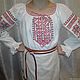 Children's shirt with embroidery in a traditional style. Costume for the stage.(01). People\\\'s shirts. MARUSYA-KUZBASS (Marusya-Kuzbass). Online shopping on My Livemaster.  Фото №2