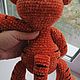 Order Copy of A knitted toy. Teddy Bear . Amigurumi. Elen. Livemaster. . Amigurumi dolls and toys Фото №3