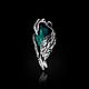 Кулон-тотем Малый Феникс с камнем. Кулон. Aventure.Jewelry. Интернет-магазин Ярмарка Мастеров.  Фото №2