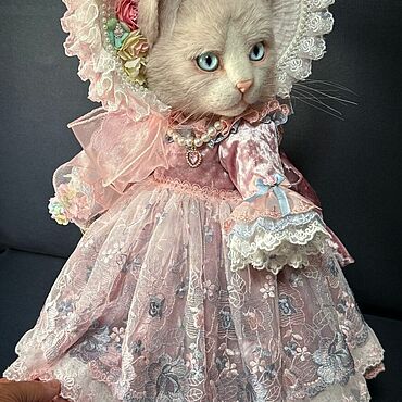 Кошка Тедди Алисия 35 см в красивой одежде. . Куклы и игрушки ручной работы - Ярмарка Мастеров Куклы и игрушки ручной работы. Ярмарка Мастеров - ручная работа Кошка Тедди Алисия 35 см в красивой одежде. Handmade.