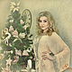 Богиня - Длинный шифоновый пеньюар. Халаты. Madame_lavender. Интернет-магазин Ярмарка Мастеров.  Фото №2