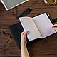 A5 diary made of genuine leather. Diaries. KulikovCraft. Интернет-магазин Ярмарка Мастеров.  Фото №2