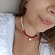Комплекты украшений с кораллом "Золотой дельфин". Комплекты украшений. A23-jewelry-. Ярмарка Мастеров.  Фото №5
