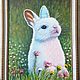 Картина "Кролик", х/м 40 х 30, Картины, Пятигорск,  Фото №1