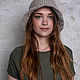 Women's Slav linen hat. Hats1. Yuliana Gavrosh Ypapi. Ярмарка Мастеров.  Фото №6