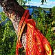 "Велес и Луна"-обережные пояс и очелье, Пояса и тесемки, Полтавская,  Фото №1