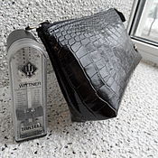 VICTORIA bag, черная кожаная сумка