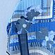 Небесно-голубая душегрея. Куртки. «Я так Вижу». Современная лоскутная одежда. Ярмарка Мастеров.  Фото №4