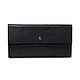 Wallet genuine leather Flat (black). Wallets. EZCASE - Leather Design Studio. Online shopping on My Livemaster.  Фото №2