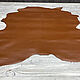 Mousse Calf Dark Safron (0,7-0,9 мм), цв. Коричневый, натуральная кожа. Кожа. Prima Pelle (Марина). Ярмарка Мастеров.  Фото №5