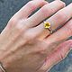 Кольцо с цитрином 1.8ct (8мм). Кольца. AVI JUVI. Ярмарка Мастеров.  Фото №4