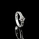 Обручальные кольца с розовым фианитом. Обручальные кольца. ArteryJewelryStore. Интернет-магазин Ярмарка Мастеров.  Фото №2