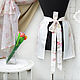  Women's apron apron Roses in a haze. Gifts for March 8. Kitchen. Online shopping on My Livemaster.  Фото №2