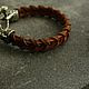 Order Bracelet made of genuine leather ,lynx. MintTiger. Livemaster. . Bead bracelet Фото №3