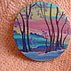 Brooch.Painting on wood, Brooches, Tolyatti,  Фото №1