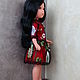 Party dress for Vidal Rojas doll (red). Clothes for dolls. mode-and-alice. Online shopping on My Livemaster.  Фото №2