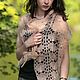 Ветреный шарфик ( шарф вязаный ажурный женский). Шарфы. IRINA GRUDKINA Handmade Knitwear. Ярмарка Мастеров.  Фото №14