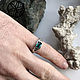 Men's ring with rare Tourmaline Indigolite 2,07 ct handmade. Rings. Bauroom - vedic jewelry & gemstones (bauroom). My Livemaster. Фото №5