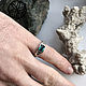 Мужское кольцо с редким Турмалином Индиголит 2,07ct  ручная работа. Кольца. Ведические кольца драгоценные камни (bauroom). Ярмарка Мастеров.  Фото №5
