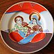 Antique plate and saucer, hand-painted, Imari, Japan. Vintage plates. Mir Stariny. Online shopping on My Livemaster.  Фото №2