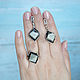 Peyton earrings and ring with agates made of 925 DD0008 silver. Jewelry Sets. Sunny Silver. My Livemaster. Фото №6