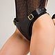 Sexy leather strap-on panties, Harness for role-playing games, St. Petersburg,  Фото №1