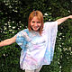 Tunic blouse cotton 'up in the sky!' batik. Tunics. studiya. Online shopping on My Livemaster.  Фото №2