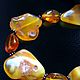 Beads from Kaliningrad amber Honey. Beads2. Ukrasheniya Nataliny samotsvety (nataligem). Ярмарка Мастеров.  Фото №6