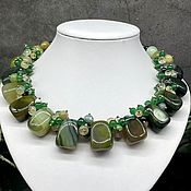 Украшения handmade. Livemaster - original item An amazing necklace made of natural citrine and agate stones.. Handmade.