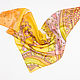 Order Light yellow silk handkerchief 'Fairy Tale'. ArtBeklov. Livemaster. . Shawls1 Фото №3
