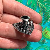 14 Комплект серебрение серьги и кольцо с камнями, гипоаллергенно