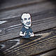 Wooden icon George Carlin, Badge, Moscow,  Фото №1