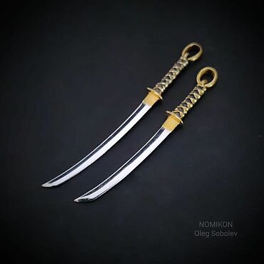 Украшения ручной работы. Ярмарка Мастеров - ручная работа Комплект: Катана и Вакидзаси. Handmade.
