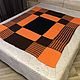 blankets: Knitted blanket ' Juicy orange'. Blanket. Petelka. Online shopping on My Livemaster.  Фото №2