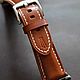 Ремешок для часов | Ремешок для Apple watch. Ремешок для часов. ArtizanLeather. Интернет-магазин Ярмарка Мастеров.  Фото №2